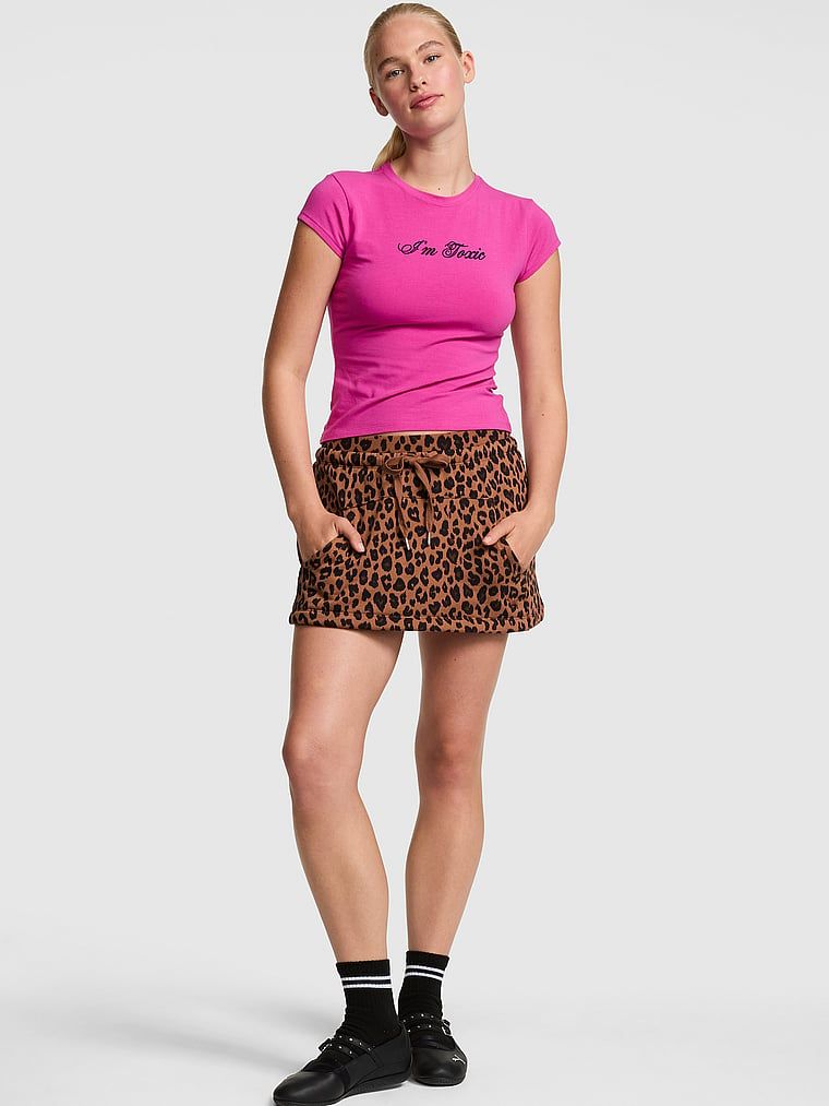 Fustă-pantalon cu buzunar frontal Campus Fleece