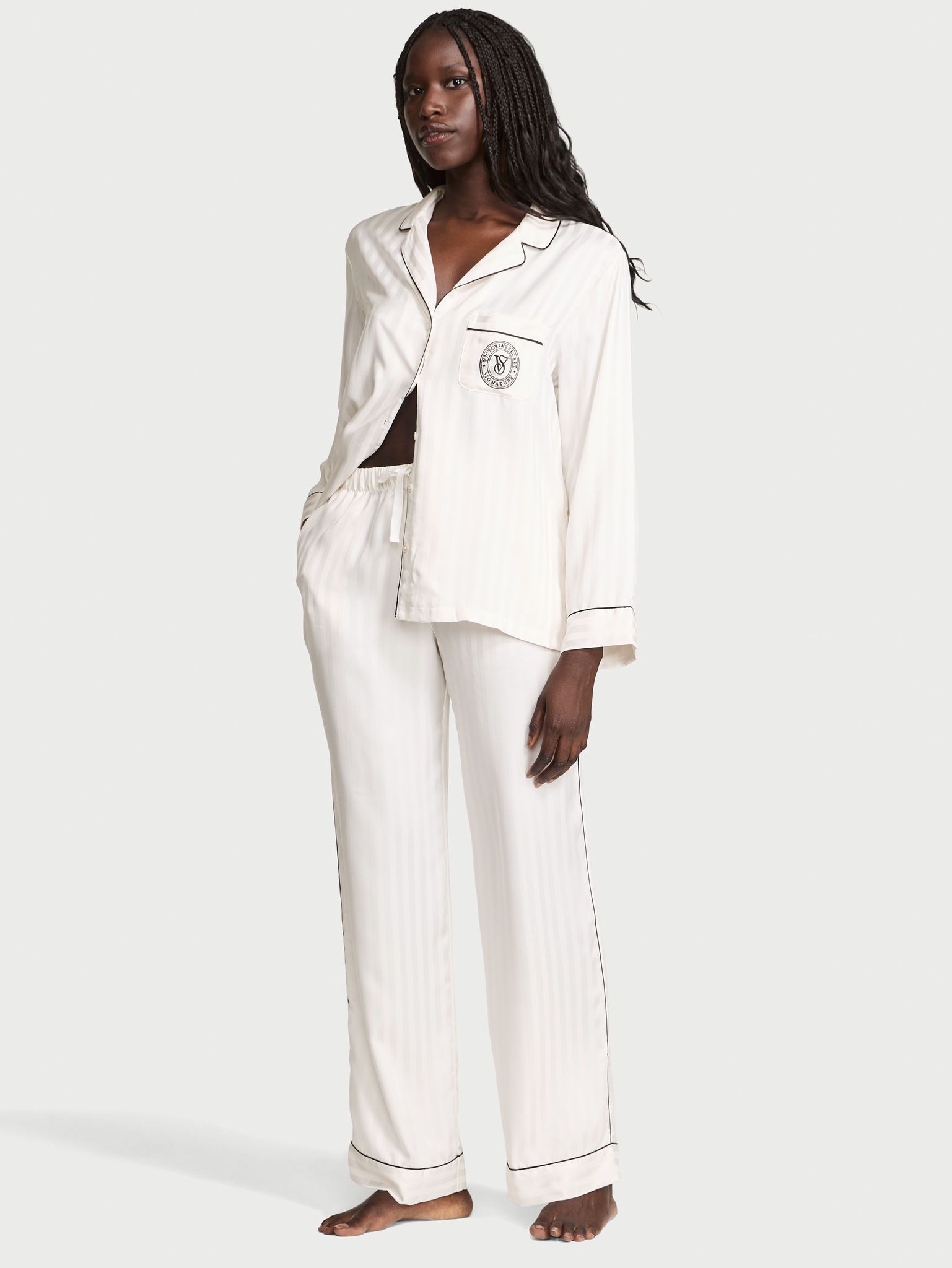 Victorias Secret Set pijama lungă din satin Glazed