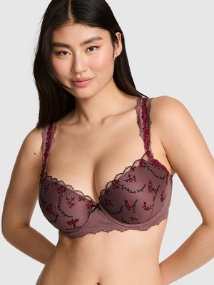 Sutien balconette push-up PINK Wink