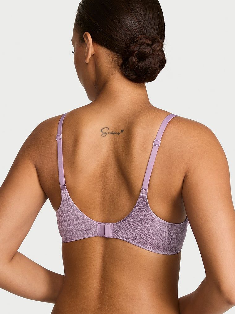 Sutien balconet ușor căptușit, FlexFactor. Produsul este roz și provine din colecția Body by Victoria.