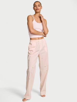 Victoria's Secret Pantaloni de pijama din bumbac Mix & Match Sleep Heritage