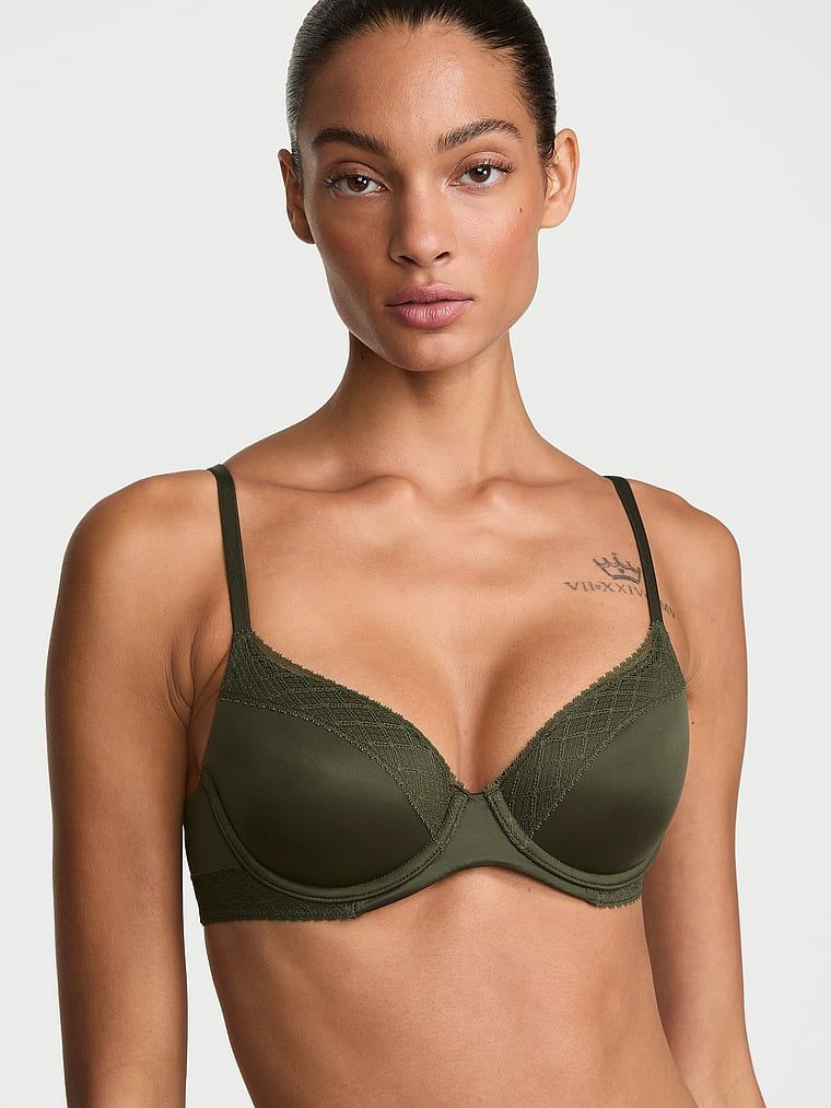 Body by Victoria Sutien Demi cu margini din dantelă și căptușeală subțire