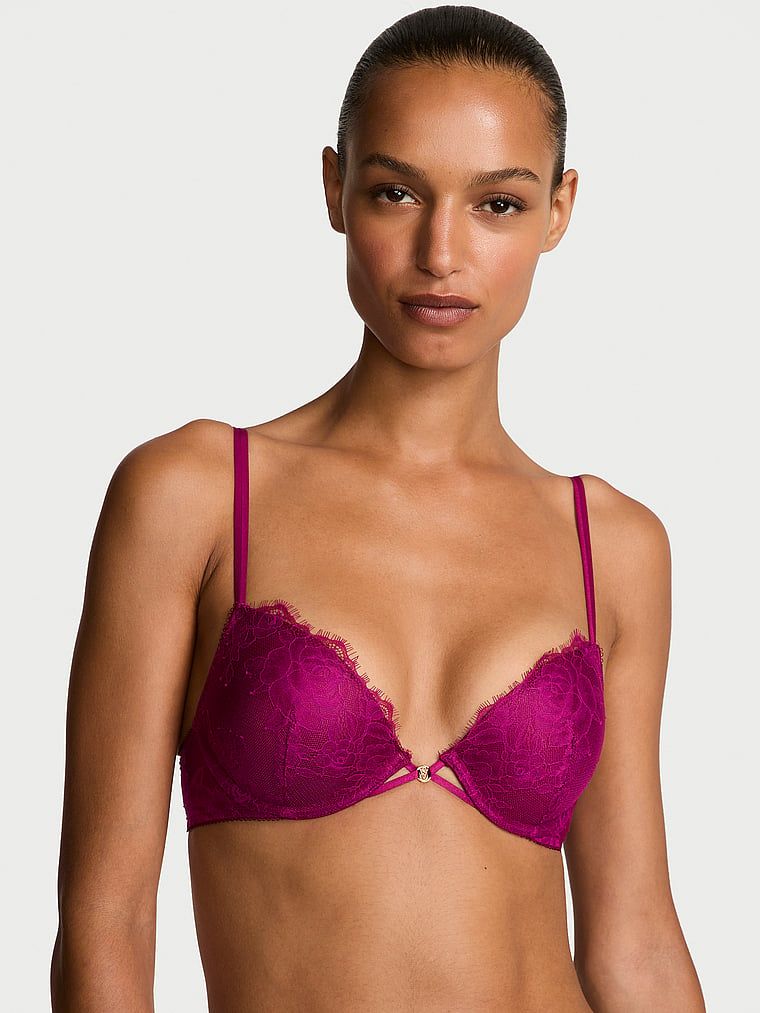 Very Sexy Sutien Push-up din dantelă în formă de trandafir