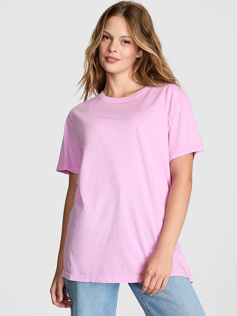 Tricou Campus Oversized cu mâneci scurte