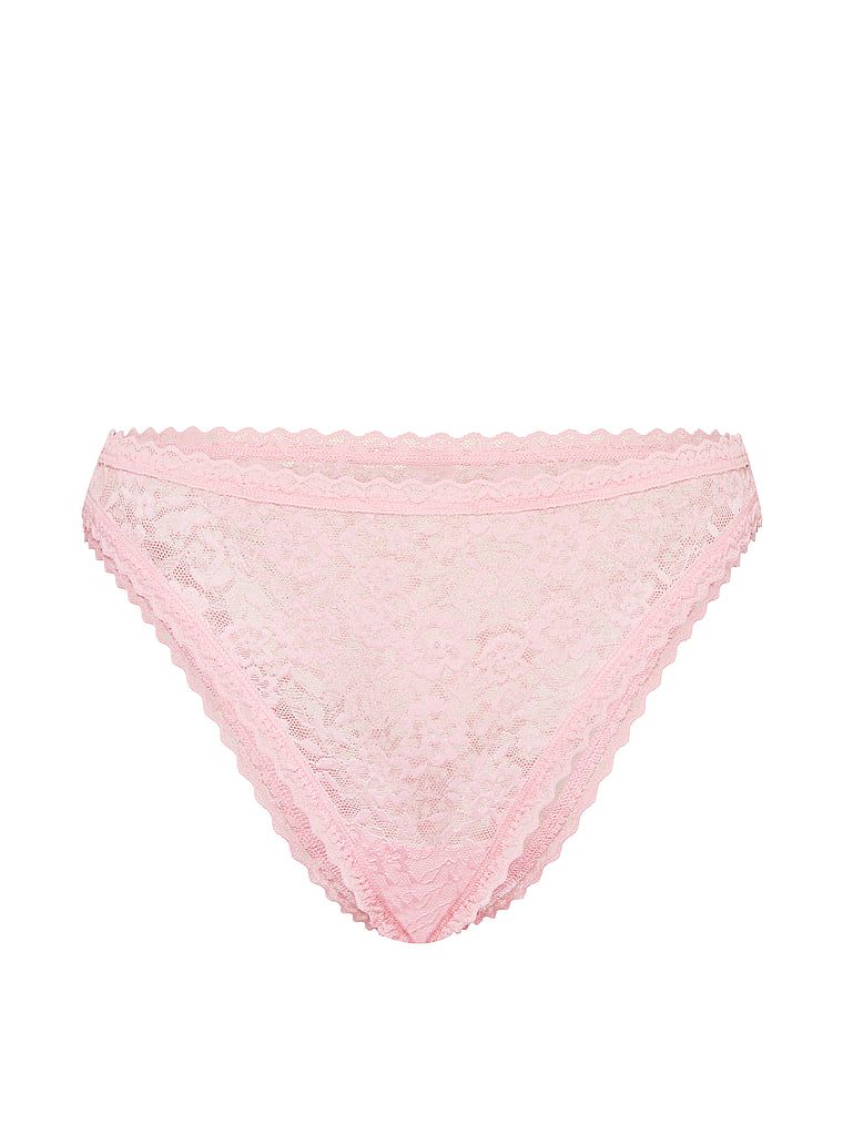 Chiloți din dantelă, dantelă anii '90. Produsul este roz și provine din colecția Lacie.