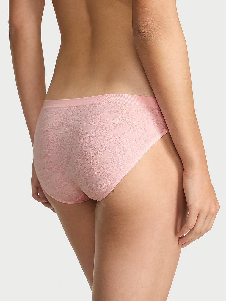 Chiloți Bikini fără cusături. Produsul are un model floral și provine din colecția Seamed.