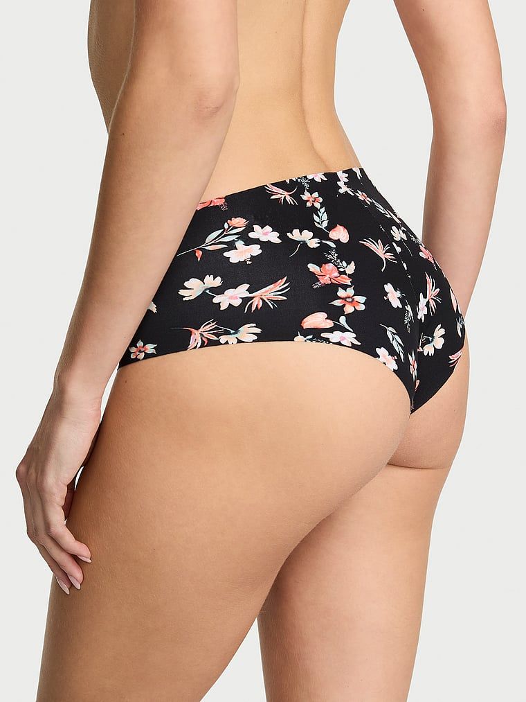 Chiloți fără cusuri Nu apar Obraznic. Produsul are un model floral și provine din colecția No-Show.