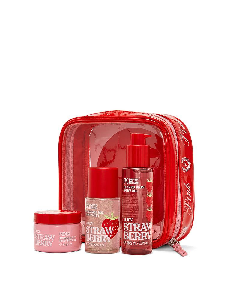 Strawberry Set de călătorie pentru îngrijirea corpului