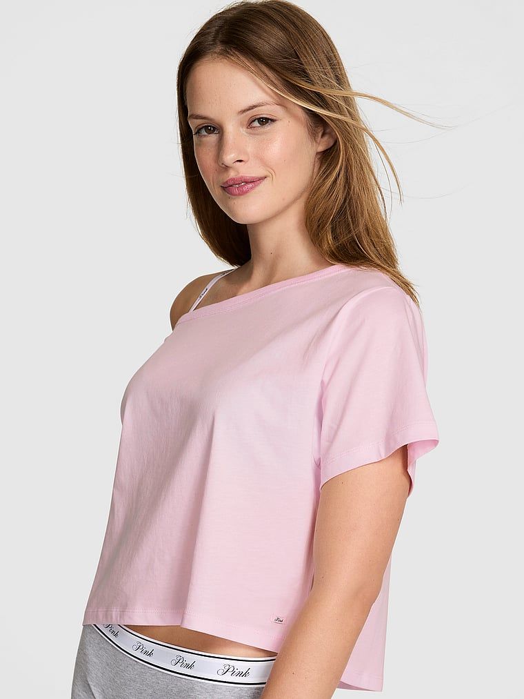 Victoria's Secret Cămașă De Noapte Slouchy Cropped Sleepshirt Extra Mic, Cadouri pentru Ea
