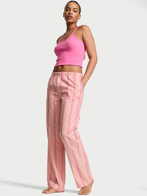 Victoria's Secret Pantaloni de pijama din bumbac Mix & Match Sleep Heritage
