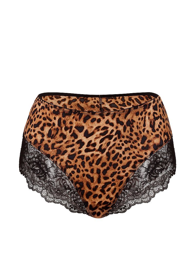 Chiloți cu talie înaltă și dantelă Smooth Lace-Trim. Produsul are o culoare cu model și provine din colecția Very Sexy.
