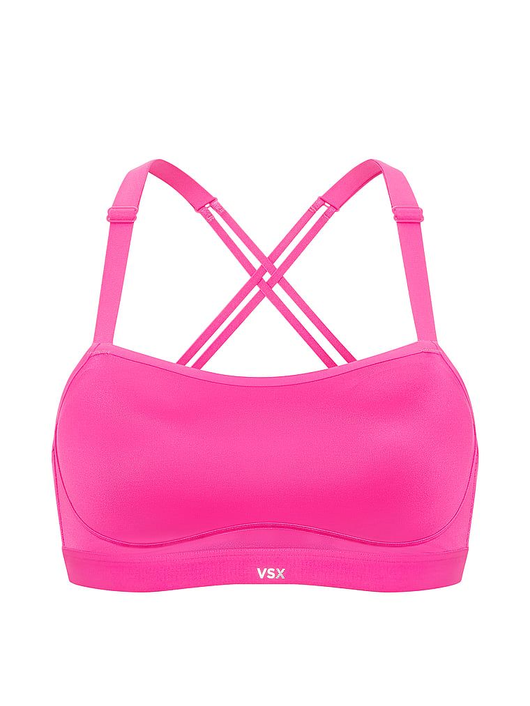 Sutien sport VSX Angel GlossyTech. Produsul este roz și provine din colecția VSX.