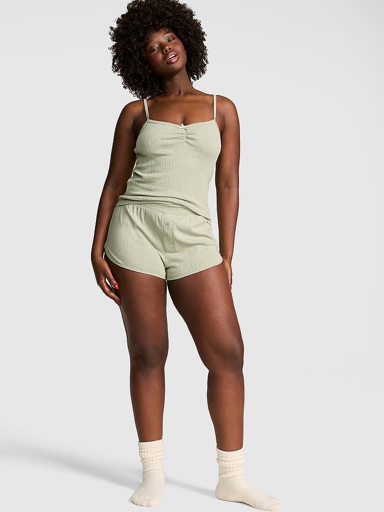 Victoria's Secret Șorturi Boxer Pointelle Cu Fundiță Mare, Cadouri pentru Ea