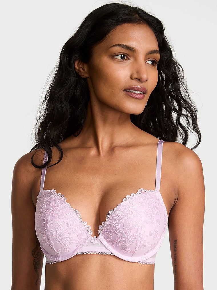 Dream Angels Sutien Push-Up cu broderie Vintage Blossom