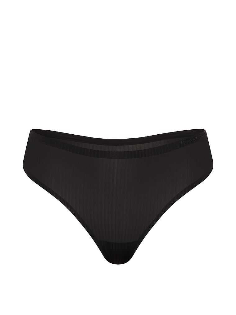 Stringi Flex Shadow Stripe. Produsul este negru și provine din colecția Body by Victoria.