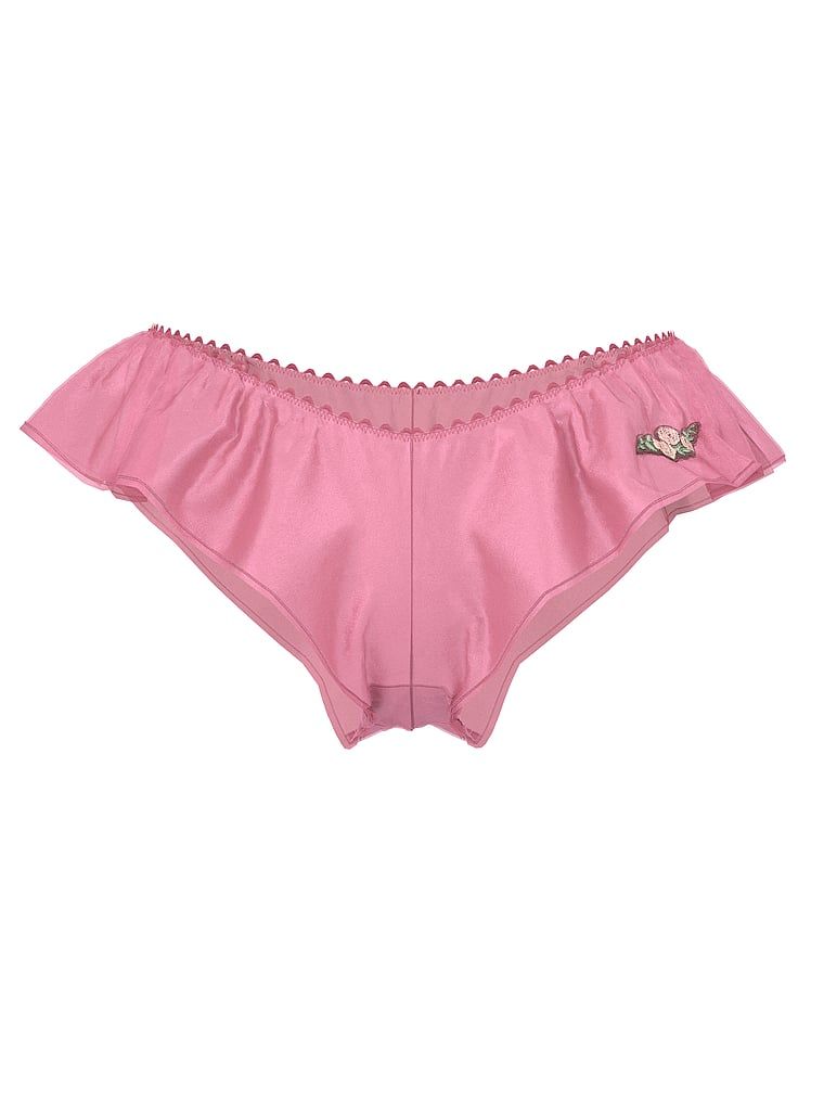 Chiloți brazilieni cu volane Sweet Melody Flutter. Produsul este roz și provine din colecția Dream Angels.