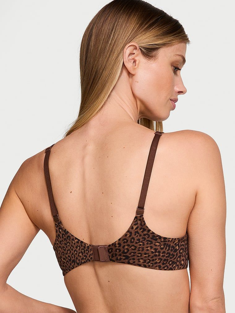 Perfect Shape Sutien push-up neted. Produsul are un model cu motiv animal și provine din colecția Body by Victoria.