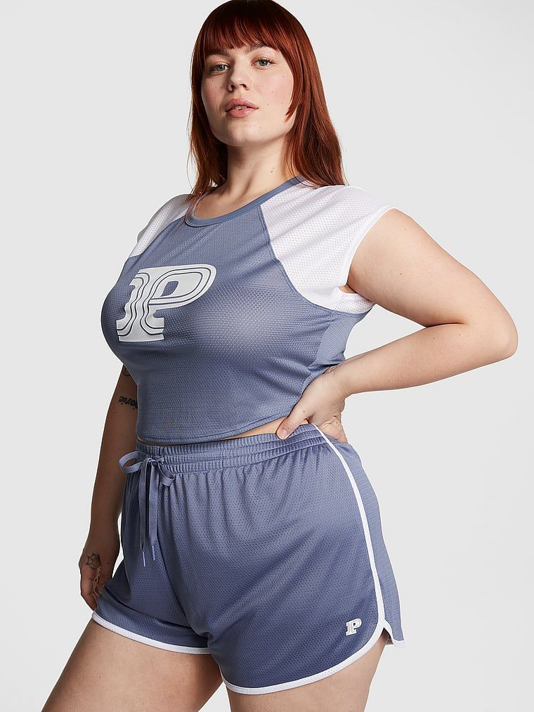 Șort pentru sport din plasă Tech