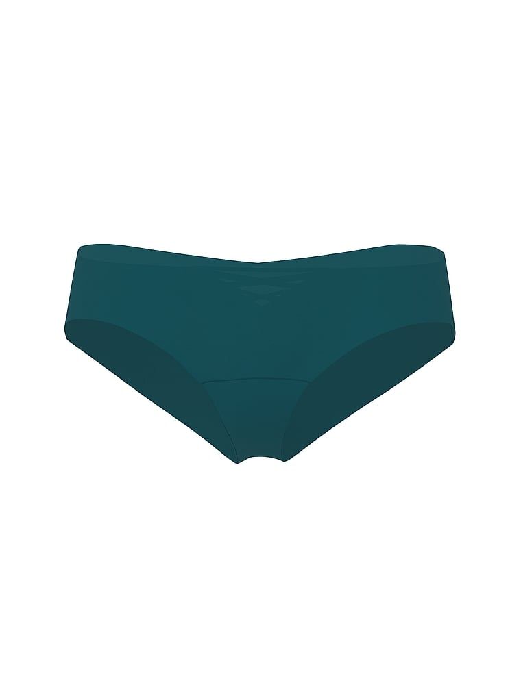 Chiloți fără cusură cu bretele la spatele modelului No-Show Strappy Cheeky. Produsul este albastru și provine din colecția No-Show.