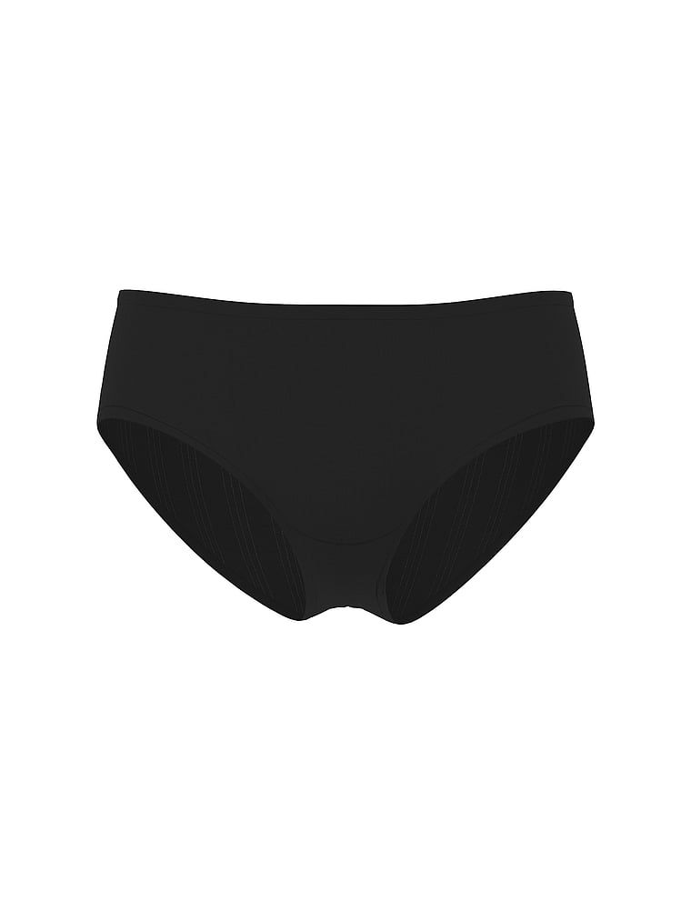 Chiloți modali ultra-fine hiphugger. Produsul este negru și provine din colecția Victoria's Secret.