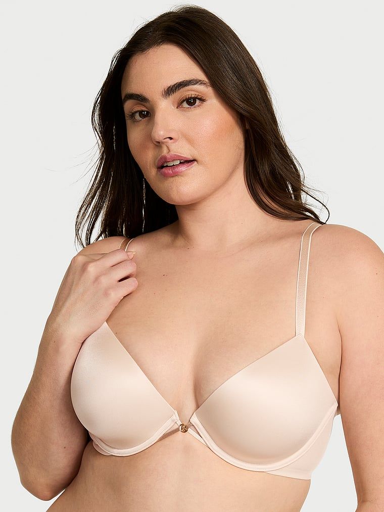 Very Sexy Sutien Demi neted, cu decolteu adânc și căptușeală subțire
