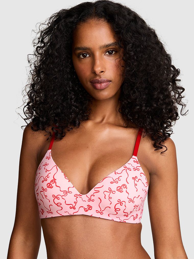 PINK Sutien confortabil push-up fără sârmă Marshmallow