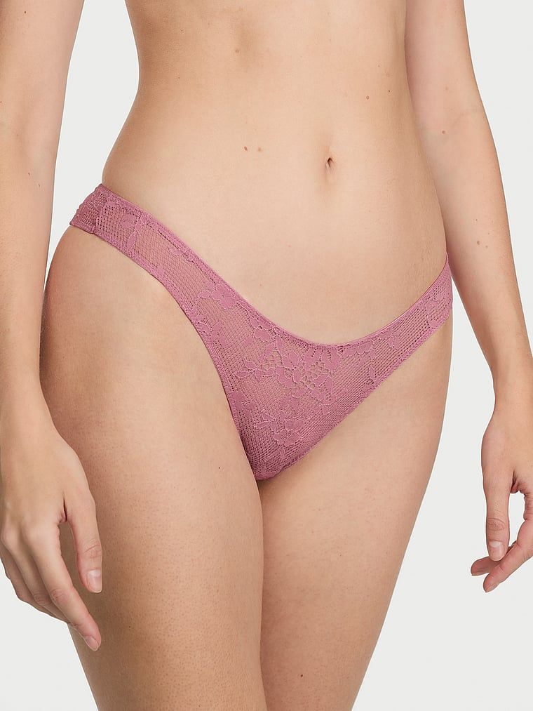 Chiloți brazilieni Twinkle Butterfly cu spatele deschis. Produsul este roz și provine din colecția Dream Angels.