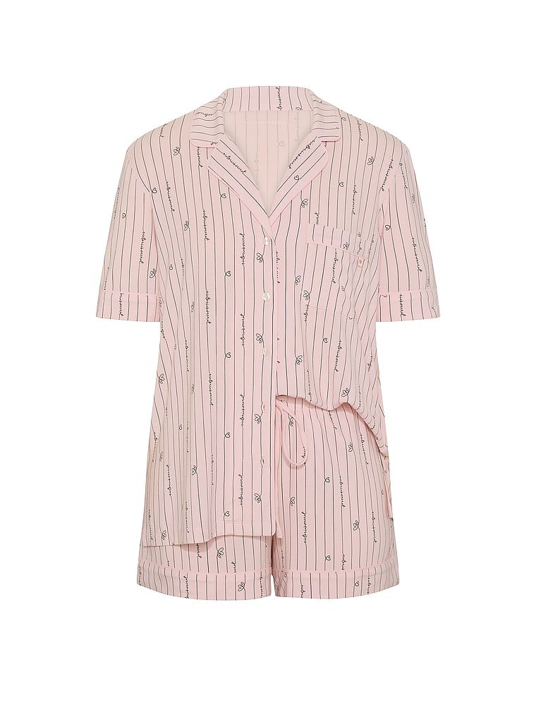 Pijamale modale cu pantaloni scurți SoSoft. Produsul are o culoare cu model și provine din colecția Victoria's Secret.