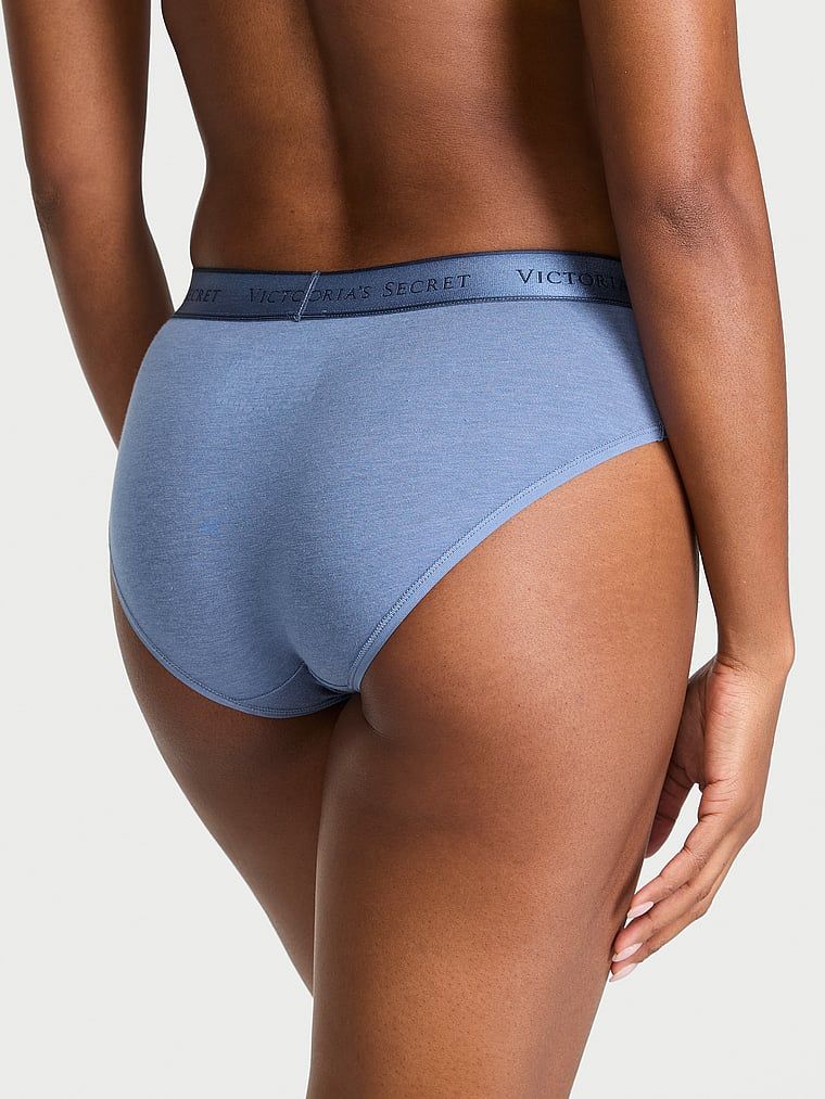 Chiloți din bumbac cu logo Hiphugger în talie. Produsul este albastru și provine din colecția Bumbac.