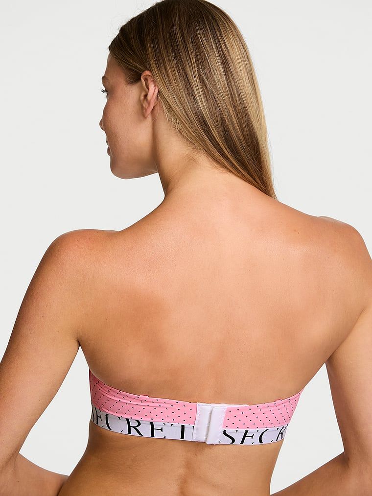 Sutien fără bretele ușor căptușit, CoolBra. Produsul are o culoare cu model și provine din colecția de tricouri.