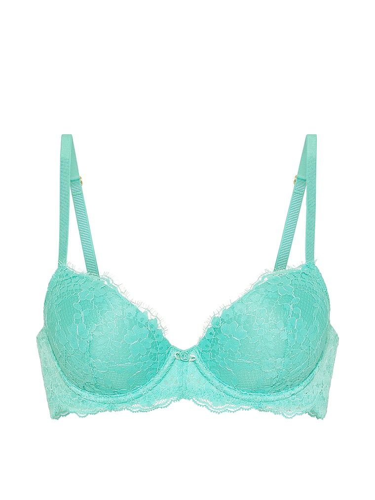 Sutien Demi din dantelă ușor căptușit. Produsul are o culoare multicoloră și provine din colecția Dream Angels.