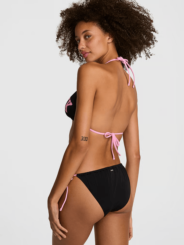 Chiloți Bikini Cheeky cu legare în lateral