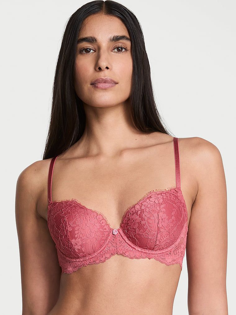 Dream Angels Sutien Demi din dantelă, cu căptușeală subțire și acoperire clasică