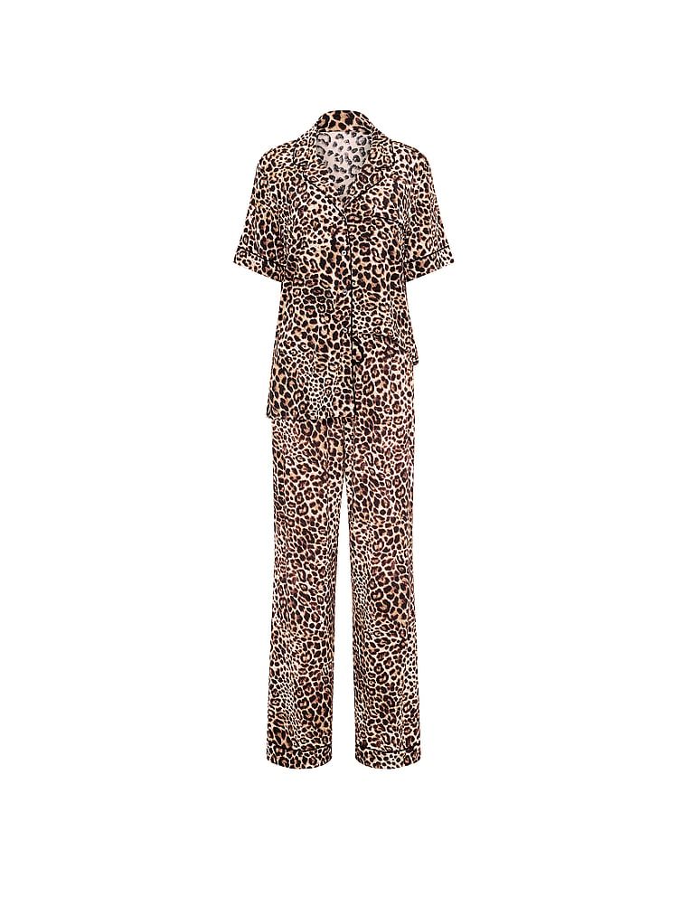 Pijamale modale cu mâneci scurte și pantaloni lungi SoSoft. Produsul are o culoare cu model și provine din colecția Victoria's Secret.