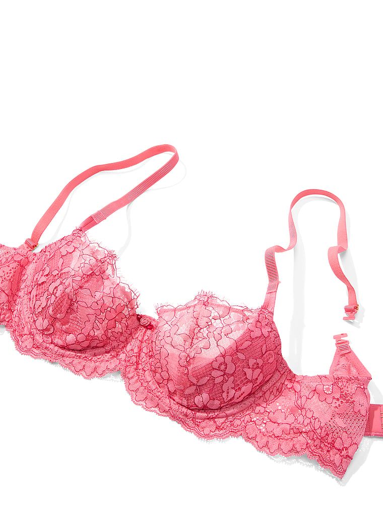 Wicked Lace Balconette fără sutien balconette cu căptușeală. Produsul are o culoare multicoloră și provine din colecția Dream Angels.