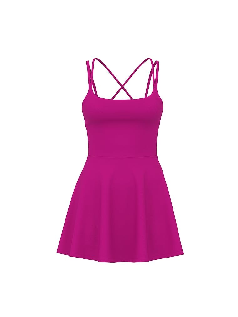 Rochie sport de tenis cu pantaloni scurți VSX Elevate. Produsul este de culoare violet și provine din colecția VSX.