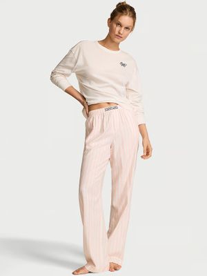 Victoria's Secret Set pijama lungă din flanel cu tricou