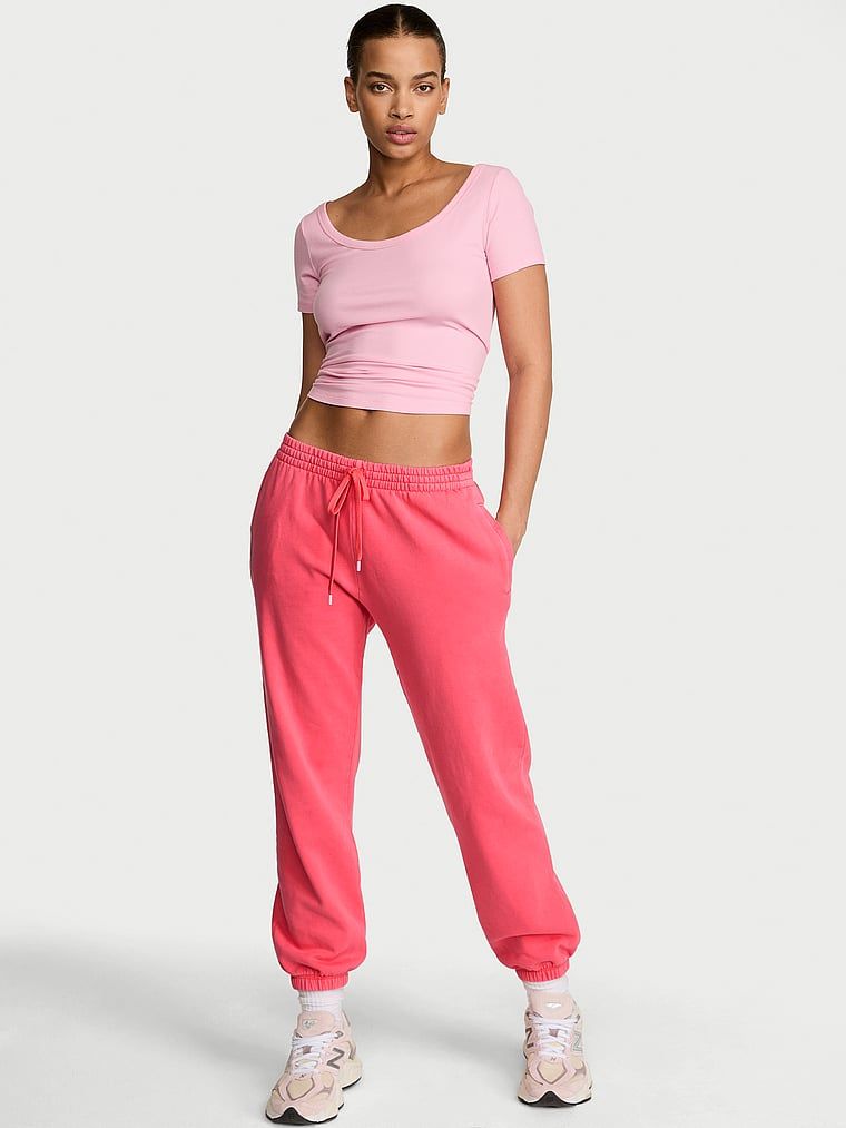 Angel Essentials Pantaloni Jogger pentru timpul liber din fleece