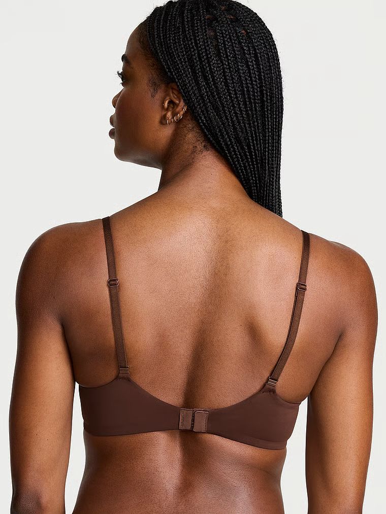 Sutien push-up Perfect Shape Smooth. Produsul este maro și provine din colecția de tricouri.