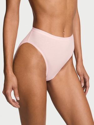 Victoria's Secret Chiloți cu talie înaltă din bumbac extensibil