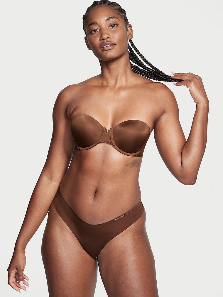 Victorias Secret Bare Sutien fără bretele, cu ridicare Illusions Smooth