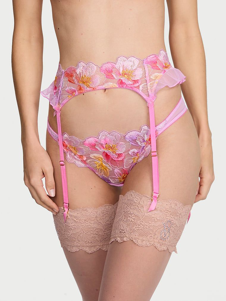 Dream Angels Portjartier cu broderie Watercolor