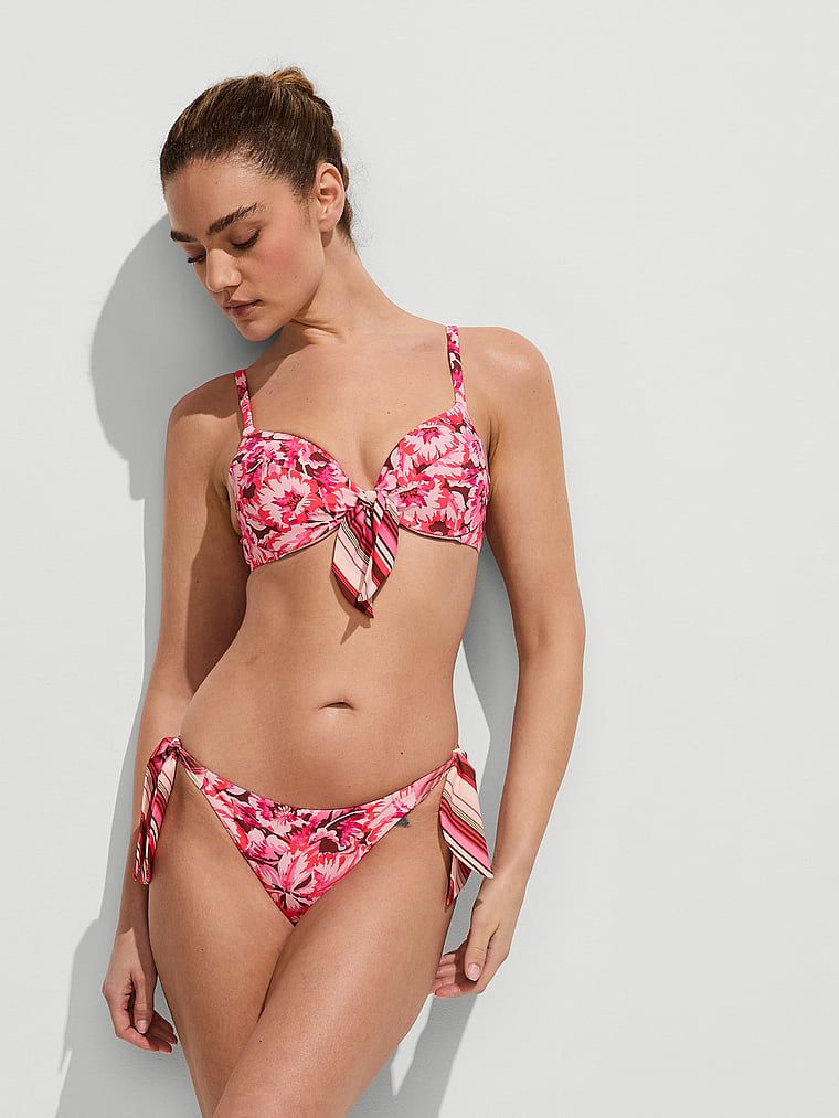 Victoria's Secret Swim Bikini cu legare laterală Boho Beach