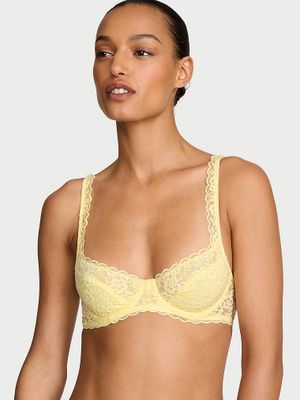 Victoria's Secret Sutien Balconette din dantelă, fără căptușeală