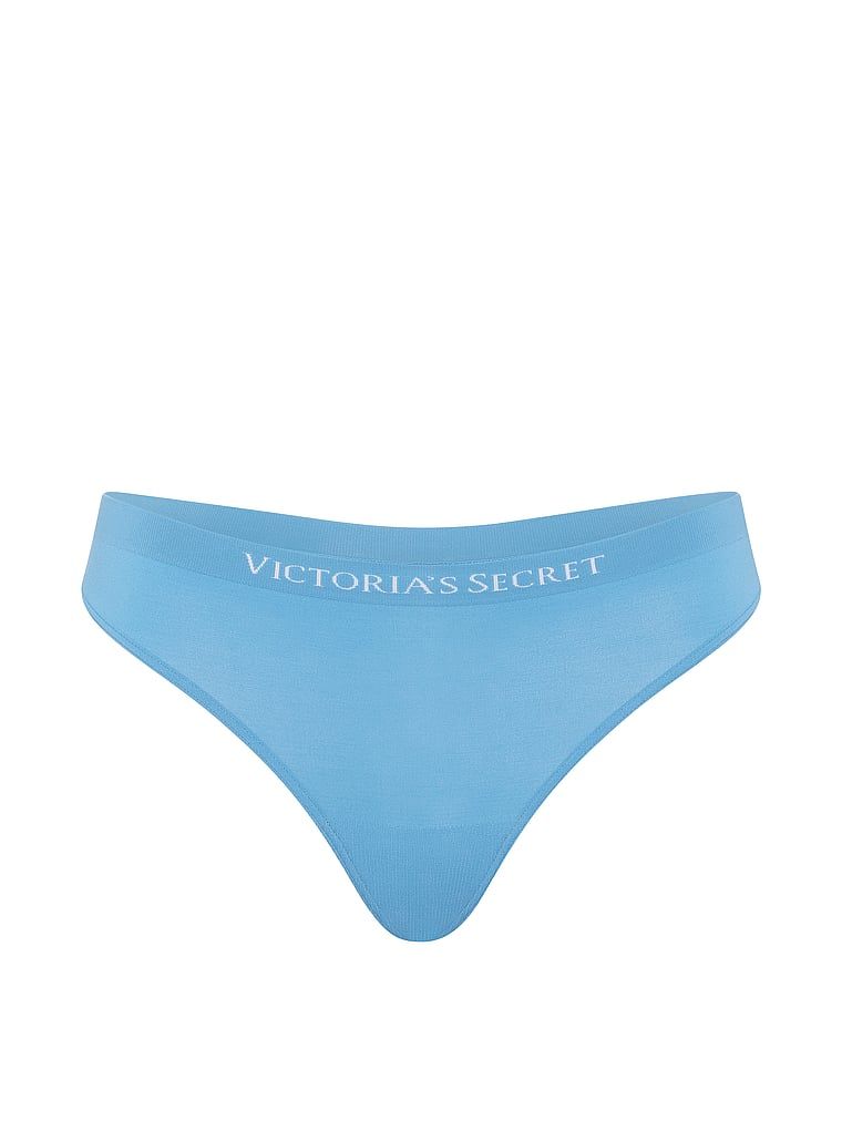 Tanga fără cusură. Produsul este albastru și provine din colecția Seamless (Seamless Collection).