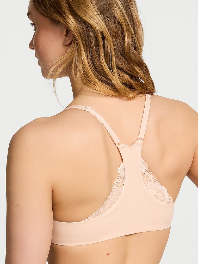 Body by Victoria Sutien Perfect Shape Racerback din dantelă și push-up