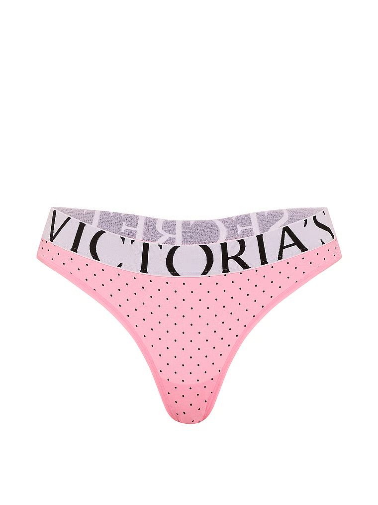 Tanga cu logo-ul Cool. Produsul are o culoare cu model și provine din colecția Victoria's Secret.