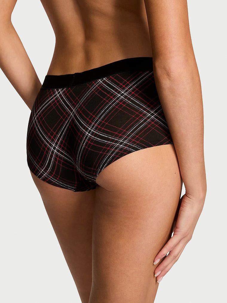 Pantaloni scurți din bumbac cu logo Shine Patch Velvet strălucitor. Produsul este modelat și provine din colecția Bumbac.
