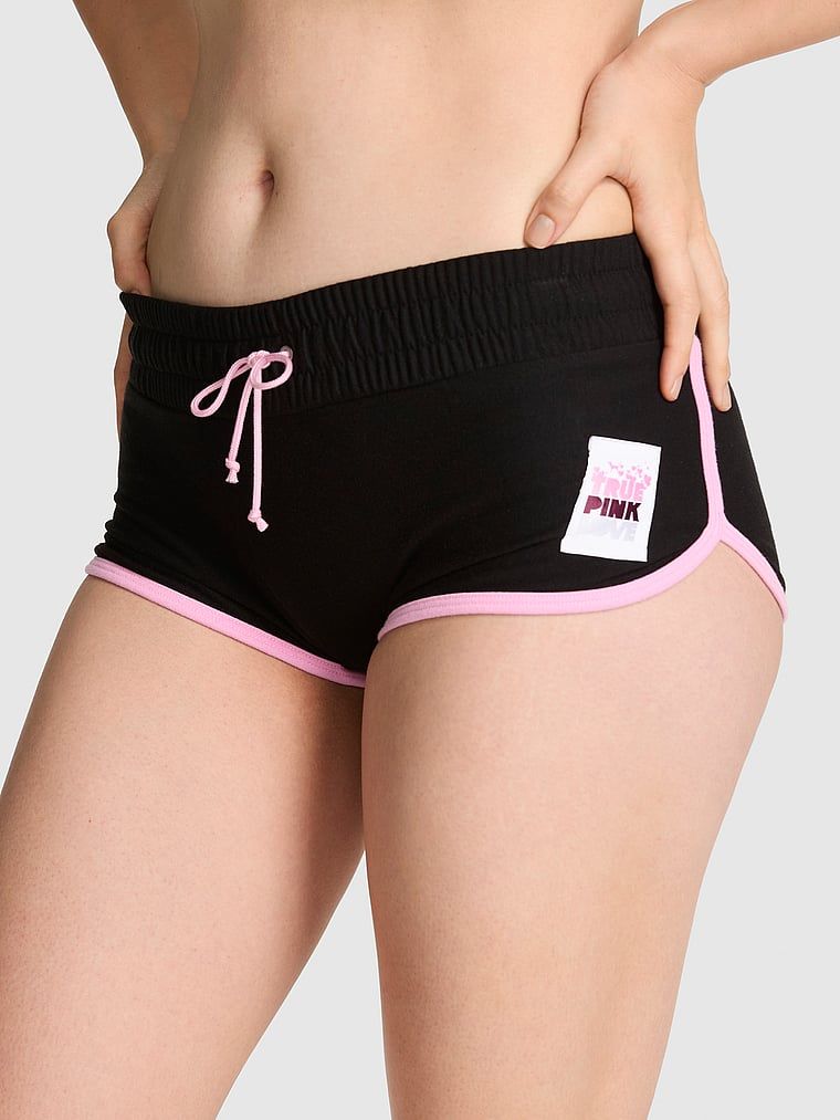 PINK Chiloți boxeri din bumbac cu fleece moale