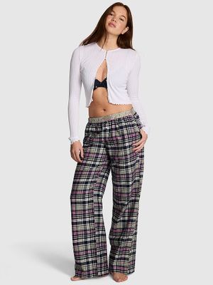 PINK Pantaloni de pijama Favorite din flanel 100% bumbac